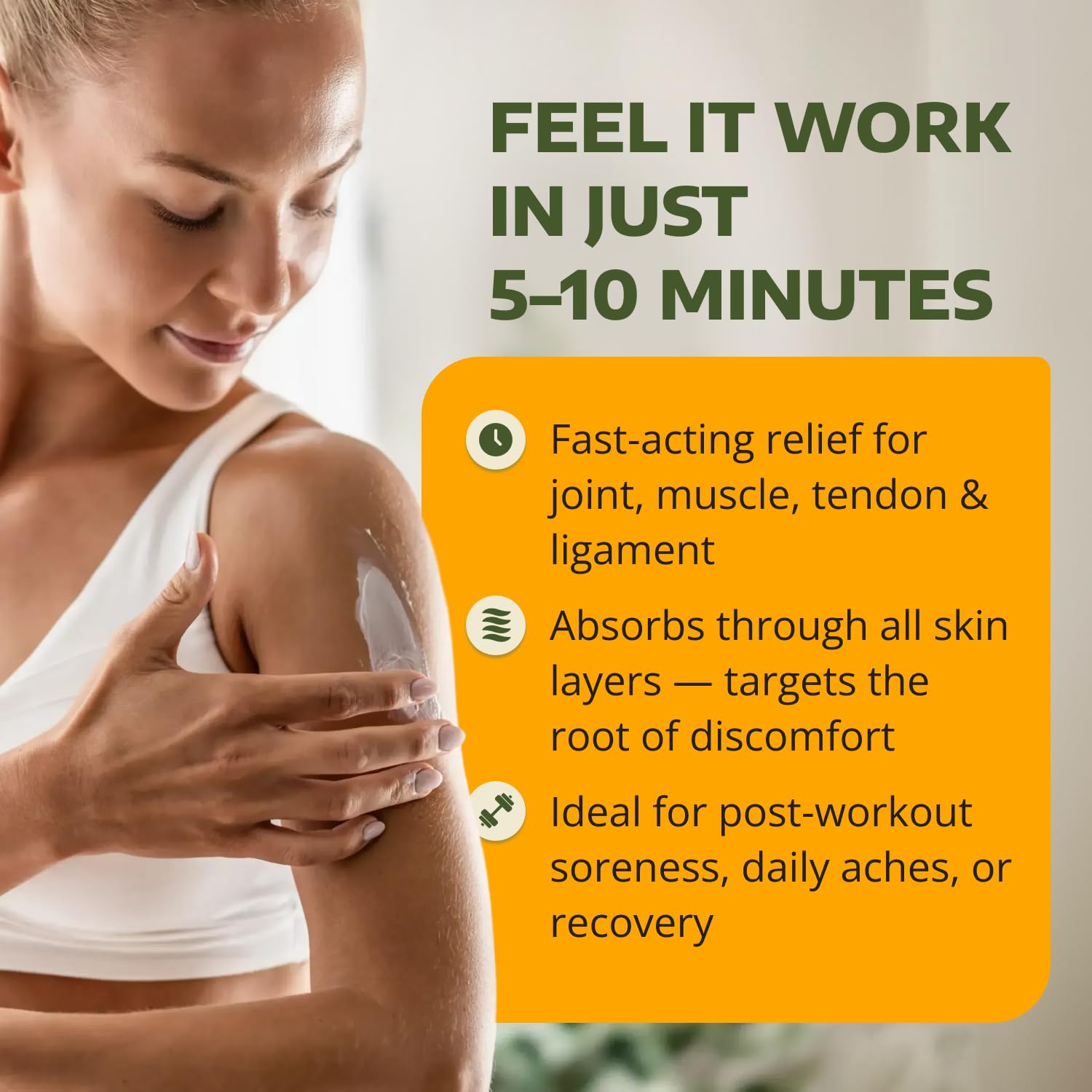 1-TDC crema alivio cuello: relajación y flexibilidad.