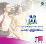 1Body ingrediente clave biotina y vitaminas para cabello y uñas.