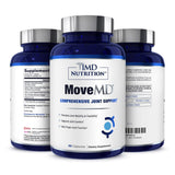MoveMD: botella de cápsulas para soporte articular diario.