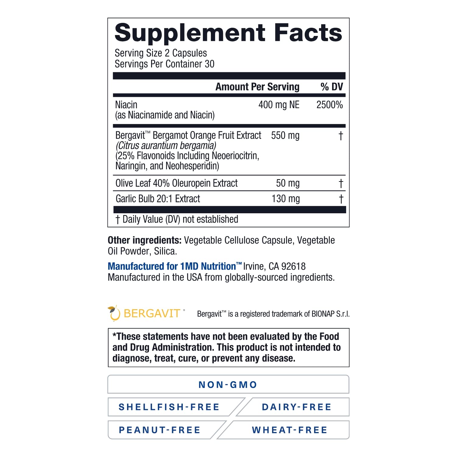 1MD CholestMD capsules in open container suggest easy dosing