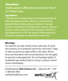 1-TDC Crema relajante muscular, penetración profunda para mayor flexibilidad.