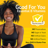Ingredientes clave B1, B2, B6 visibles en etiqueta