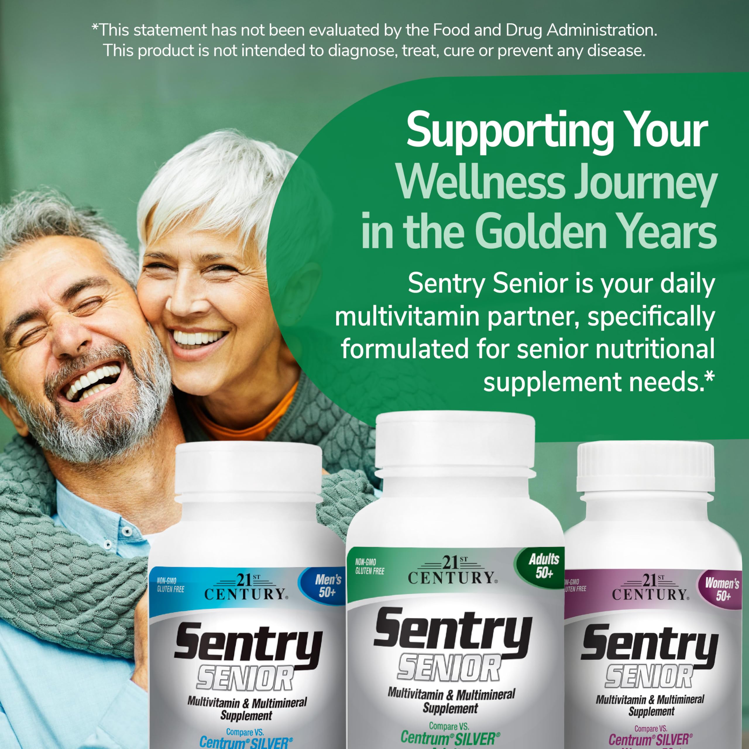 21st Century Sentry Senior Tablets vitaminas: nutrientes clave para el bienestar