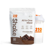 310 Nutrition etiqueta y envase de Chocolate Bliss.
