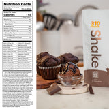 310 Nutrition proteina vegetal Chocolate Bliss para entrenamientos y desayunos.