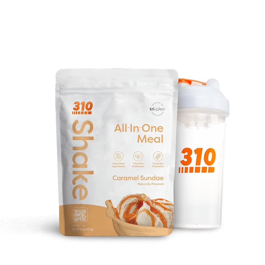 Taza medidora 310 Nutrition para preparar dosis precisa.