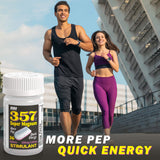 Tabletas de 200 mg de cafeína de 357 HR MAGNUM