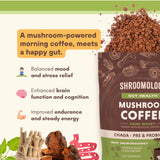 360 Nutrition cafe oscuro brinda energia sostenida y concentracion
