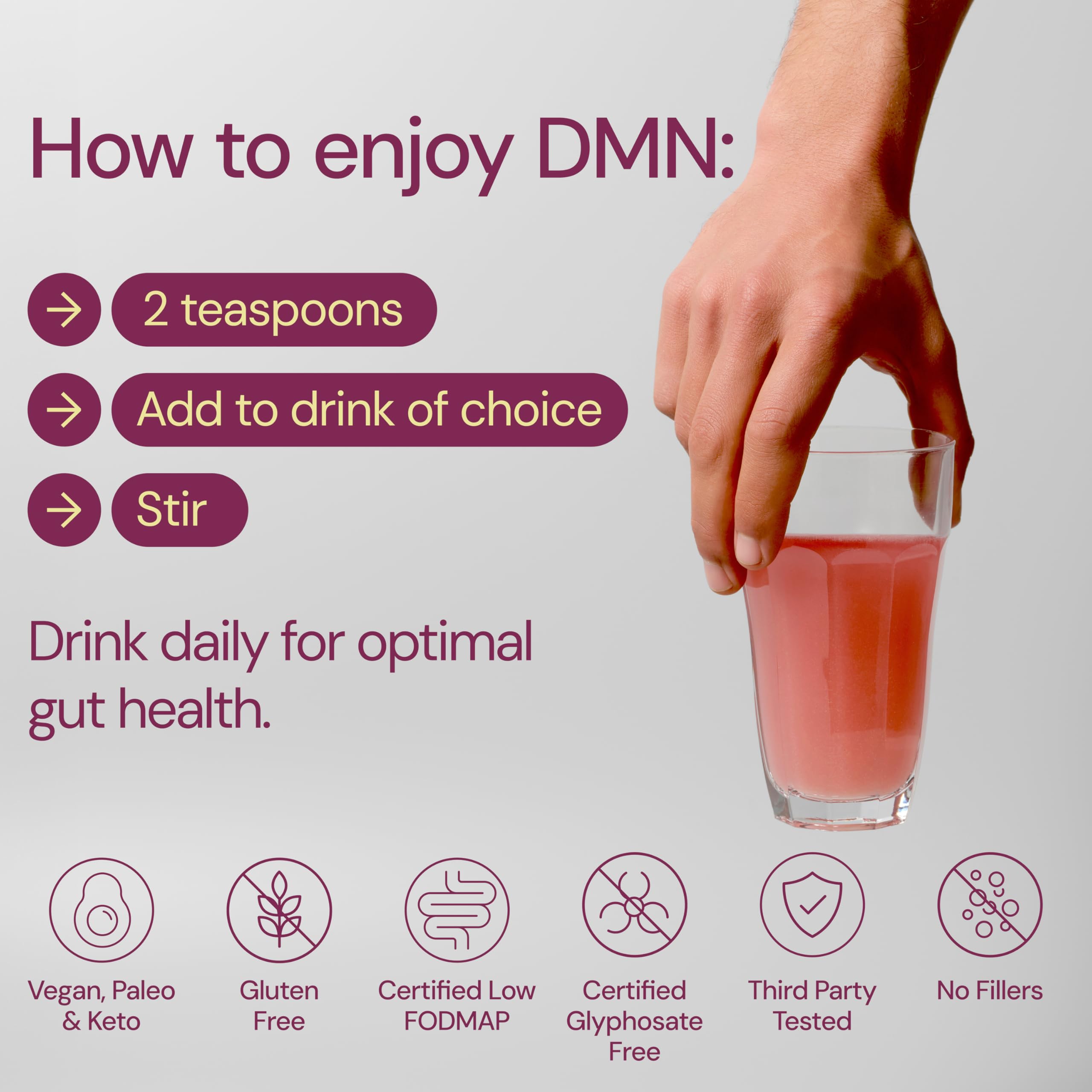 38TERA DMN apto para dietas bajas en FODMAP