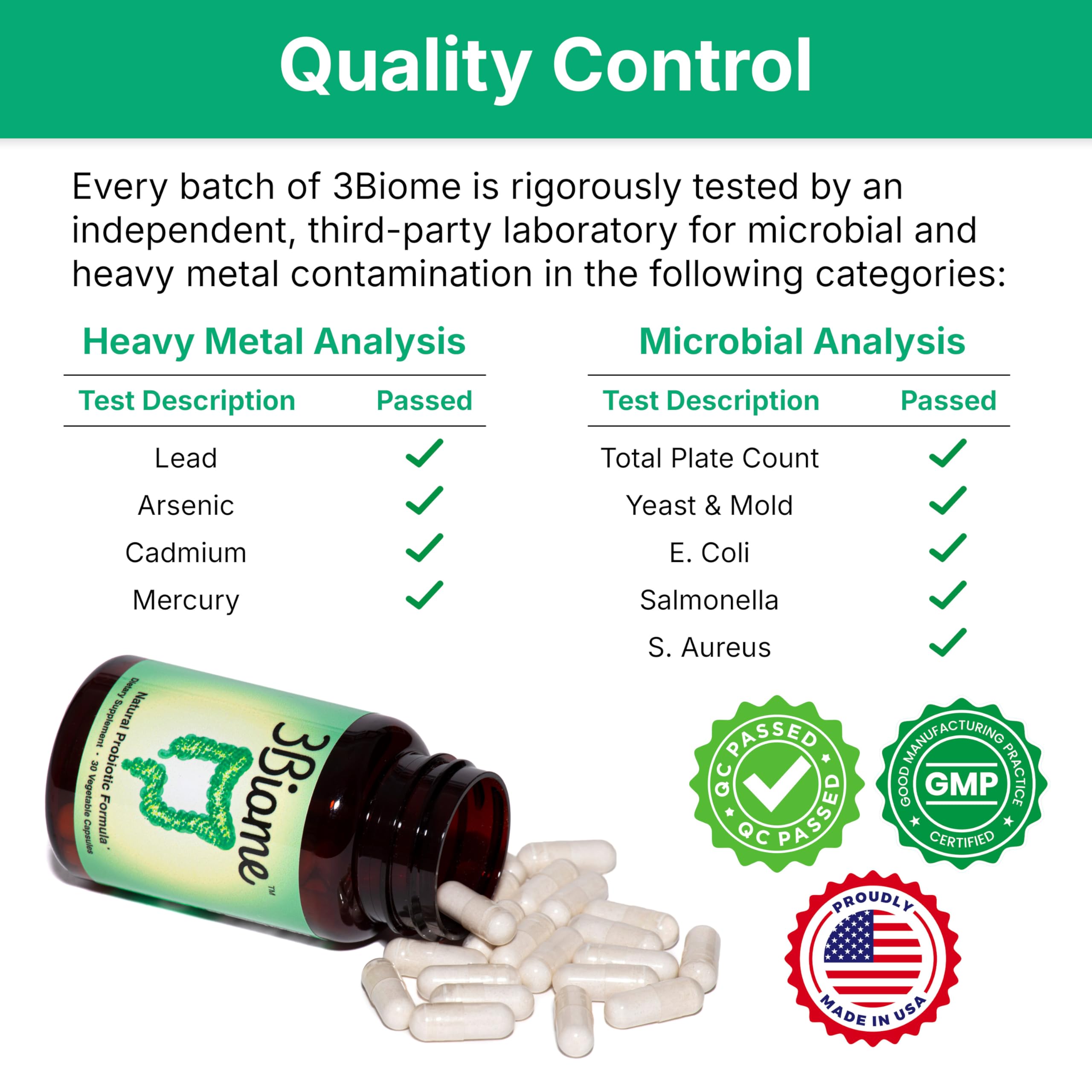 3Biome Probiotico: botella en mano para uso diario y conveniencia