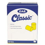Empaque amarillo brillante de tapones 3M Ear Plugs Classic 310-1060 para fácil verificación