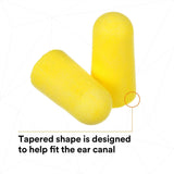 3M E-A-R TaperFit2: color amarillo brillante facilita verificación de protección.