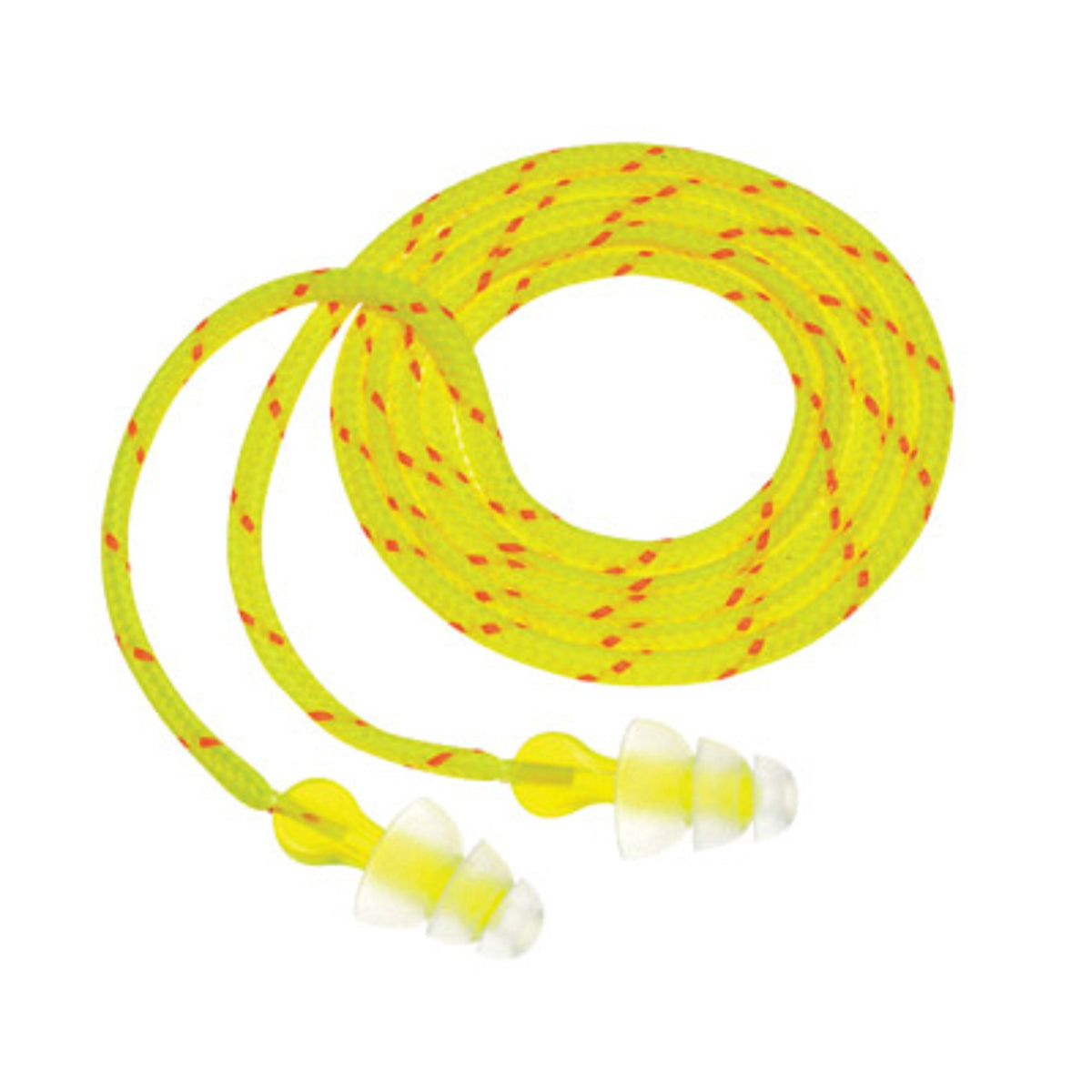 3M Peltor tapas orejas Tri-Flange verde ofrecen protección auditiva reutilizable y cómoda para ambientes ruidosos.