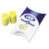 Protector auditivo 3M amarillo en empaque de 200 pares para uso diario.