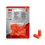 3M tapones auditivos naranja expandibles de espuma para ajuste cómodo.