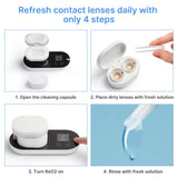 3n ReO2 Gen6 estuche compacto facilita cuidado de lentes en casa