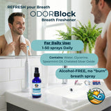 ODORBlock sin alcohol de 3rd Rock Essentials, uso diario suave