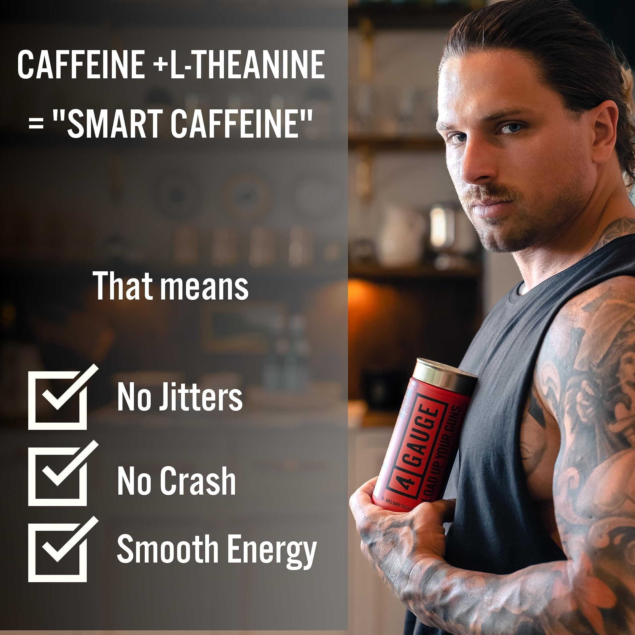 4 Gauge Fitness etiqueta de sabor Fruit Blast sin azúcares artificiales