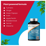 4 TOP CARE H4U Digestive Enzymes etiqueta de ingredientes y beneficios clave