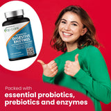 4 TOP CARE H4U Digestive Enzymes presentación 3 en 1 para digestión y absorción