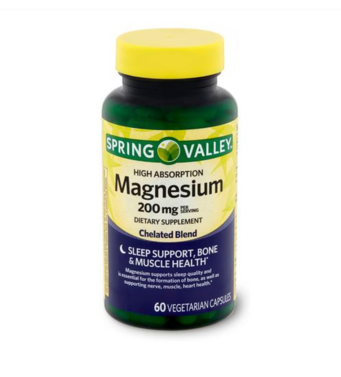 4 TOP CARE Magnesio: botella para apoyo óseo y muscular.