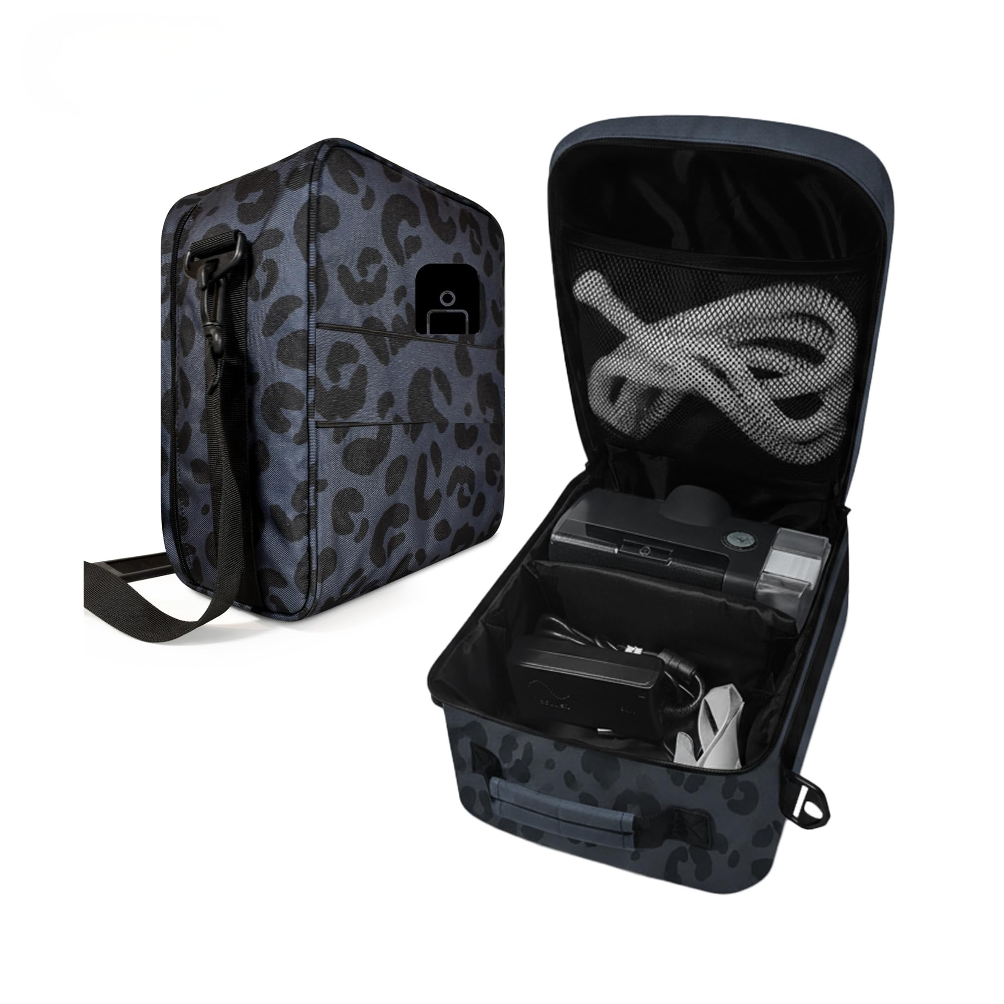 40Winkz capacidad interna para máquina y cables en un estuche.