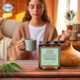 Empaque elegante de la vela 4GiftSake, perfecto para regalo consciente