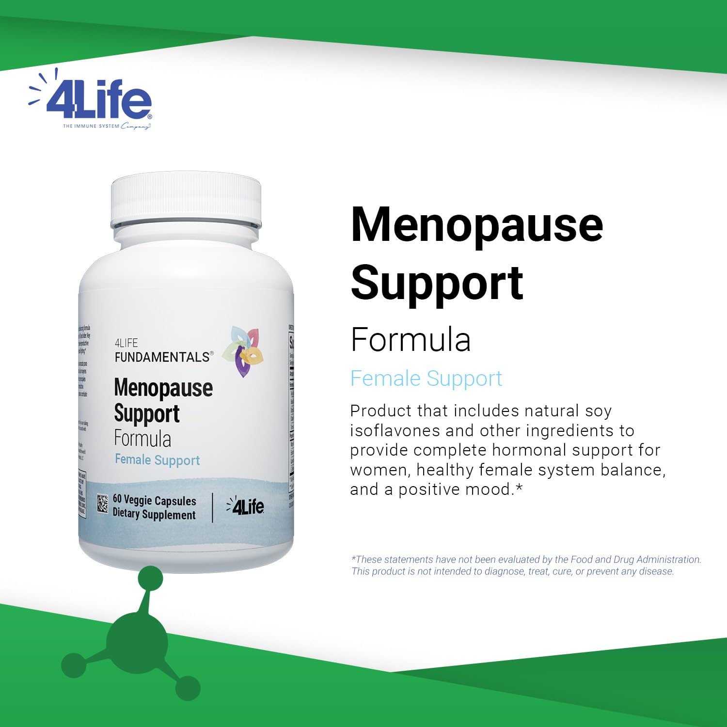 Isoflavonas de soja BioGenistein Ultra para balance hormonal suave.