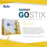 4Life Energy Go Stix, extracto té verde cafeína, impulso suave para la mañana