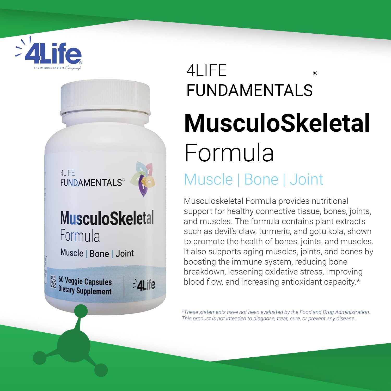 Cápsulas de 4Life en mano, tamaño práctico para uso diario