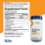 4Life Glutamine Prime: cápsulas vegetales listas para defender la inmunidad.