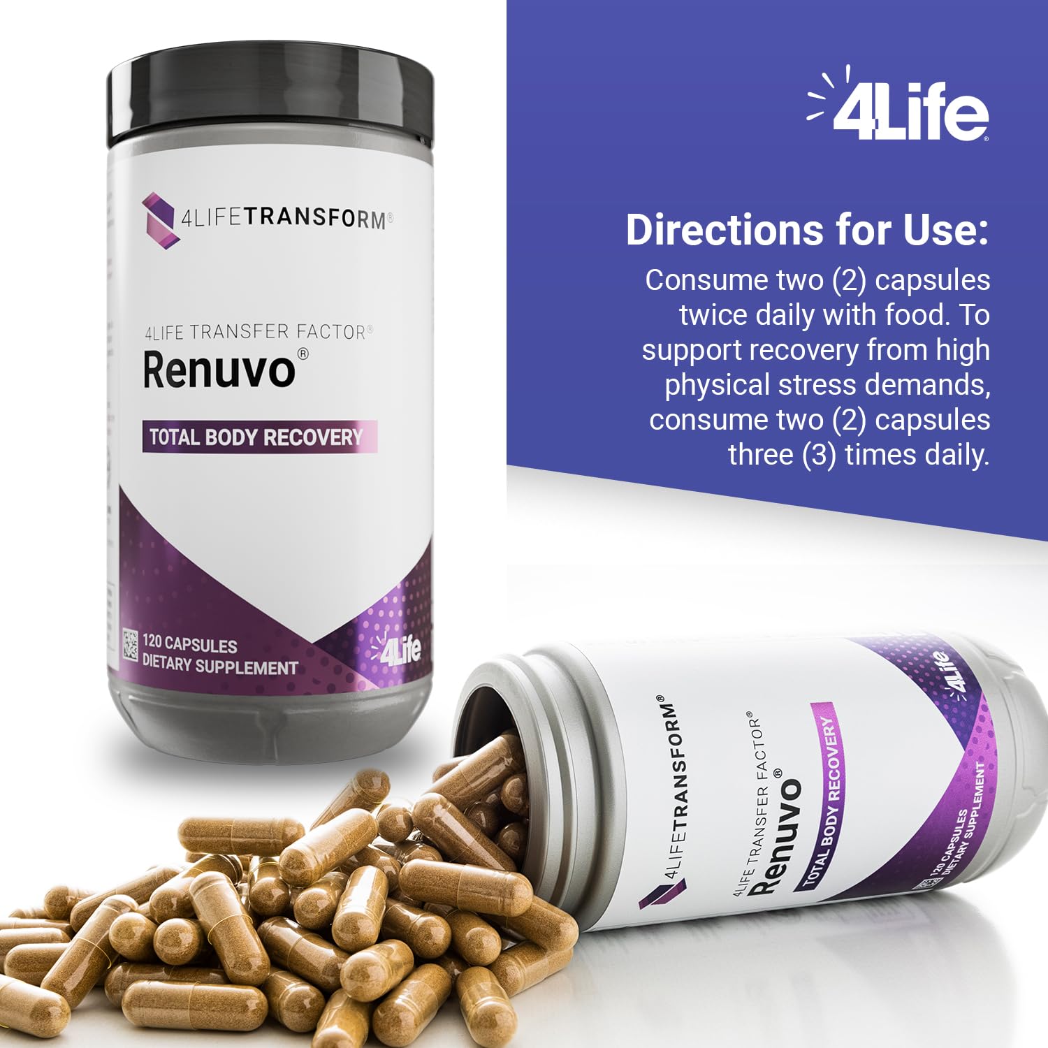 4Life Renuvo uso diario, práctica incorporación a la rutina