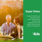 4Life Super Detox cardo-mariano-planta, antioxidante para el hígado