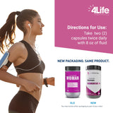4Life Transform Woman: cápsulas vegetales fáciles de tragar.