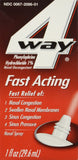 4Way spray nasal: botella de 1oz para alivio rápido de la congestión nasal.