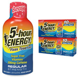 5-hour ENERGY frambuesa, bebida energizante para impulso rápido sin azúcar