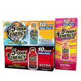 Botella 5-hour-energy sabor frambuesa extra fuerte para energía rápida sin azúcar