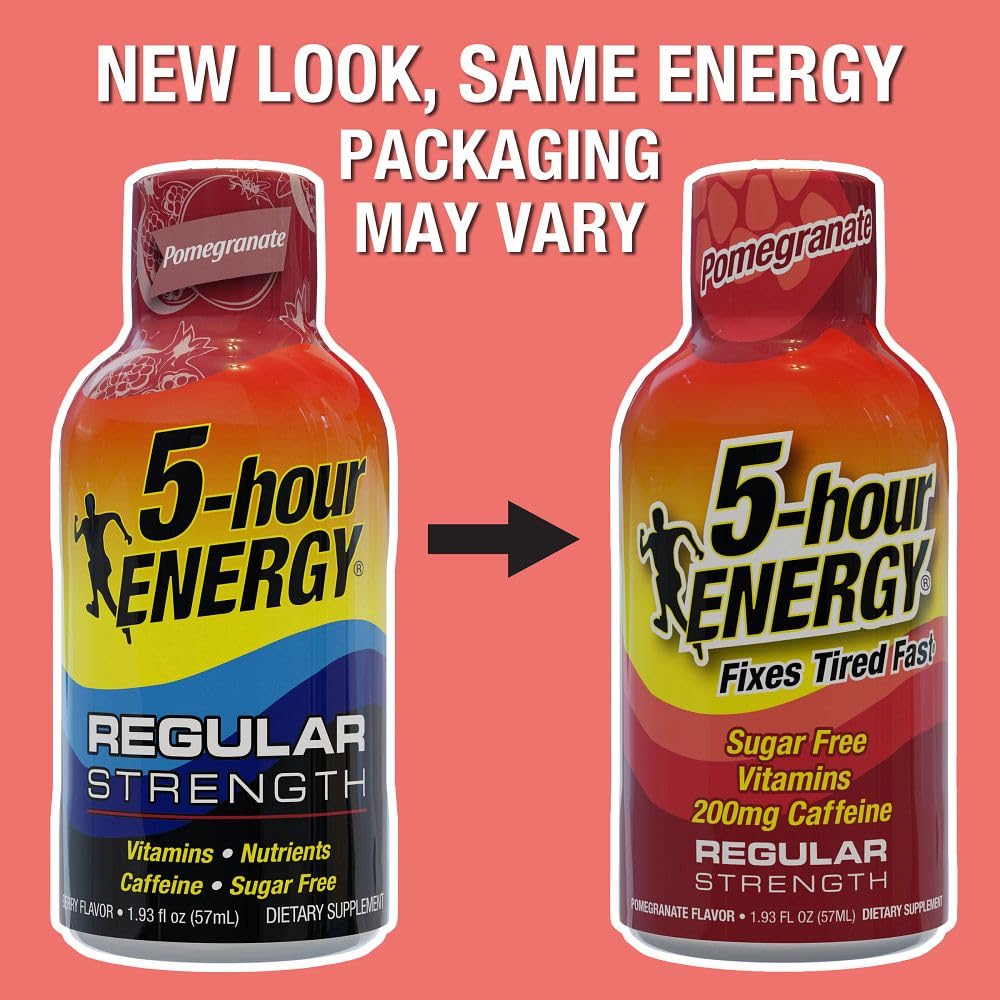 5-hour-energy diseño compacto: cabe en bolsillos y mochilas