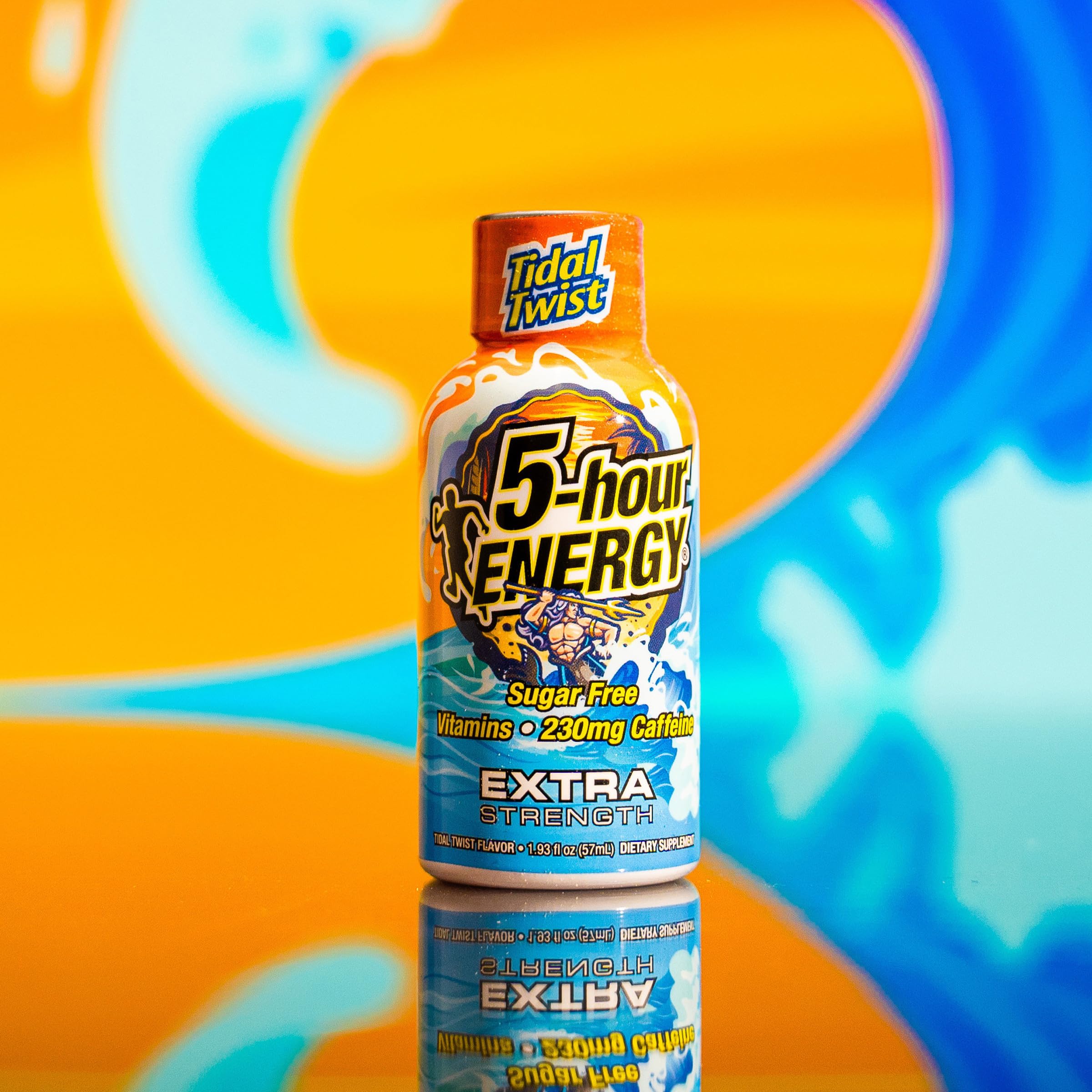 5-hour ENERGY Extr Fuerza ofrece 230 mg cafeína para alerta.