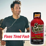 Dosis 5-hour ENERGY con cafeína de 230 mg para concentración