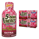 5-hour ENERGY shot sabor cereza, botella lista para un impulso rápido de energía.