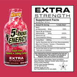 Etiqueta del 5-hour ENERGY, diseno claro para elegir rapidamente.