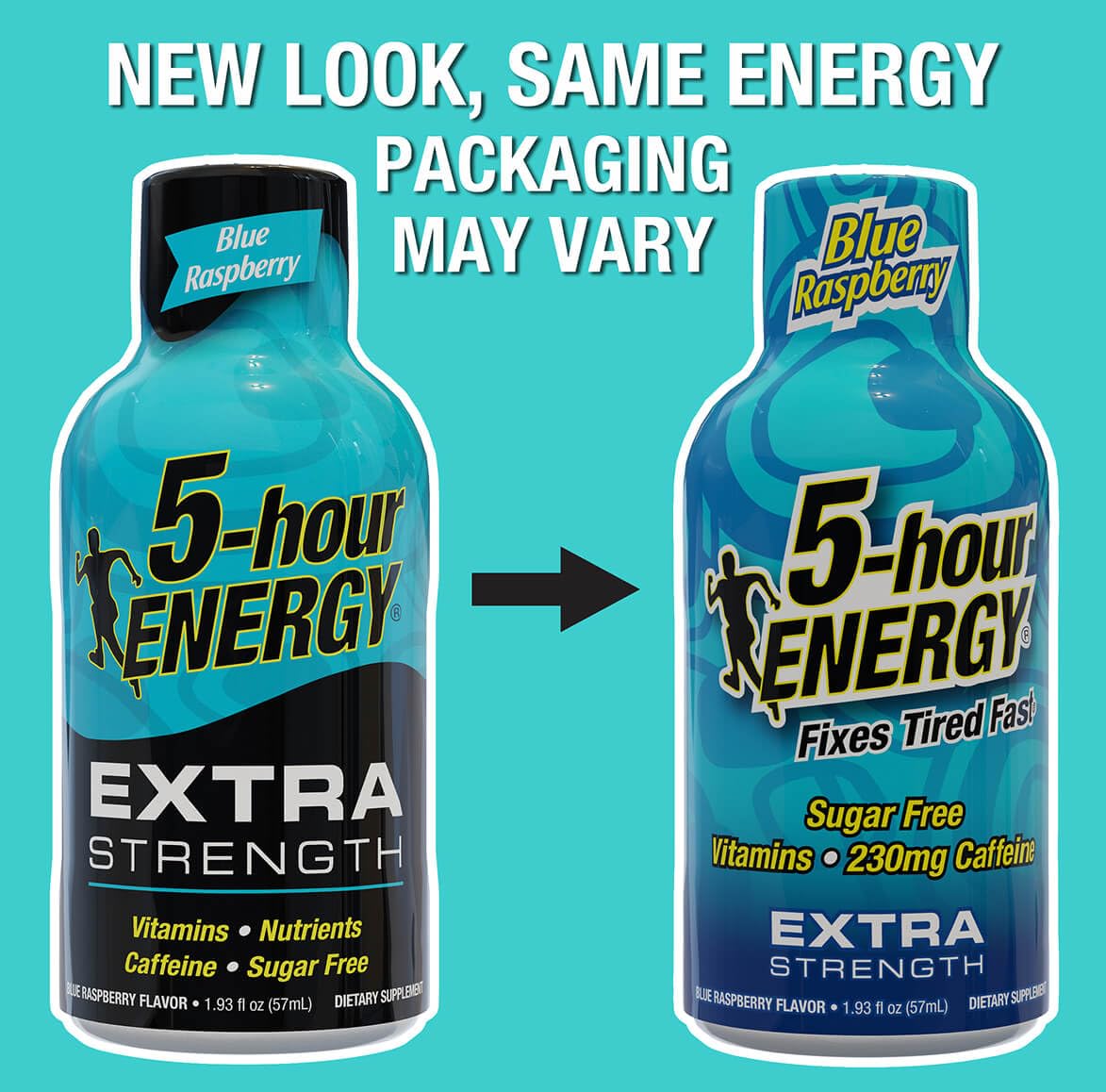 5-hour ENERGY Shot Extra Strength listo para llevar en bolso o mochila.