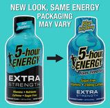 5-hour ENERGY Shot Extra Strength listo para llevar en bolso o mochila.