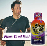 Lata 5-hour ENERGY Shots sabor uva apta para llevar en bolso.