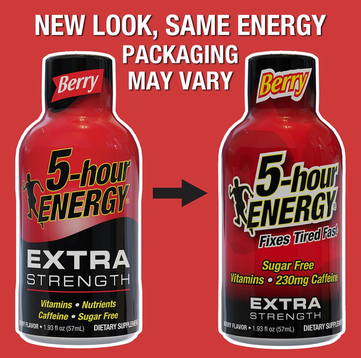 Dosis 5-hour ENERGY con vitaminas B y aminoácidos para vitalidad diaria