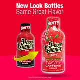 5-hour ENERGY Shots Extra Strength Berry packaging box, compact travel-ready design.