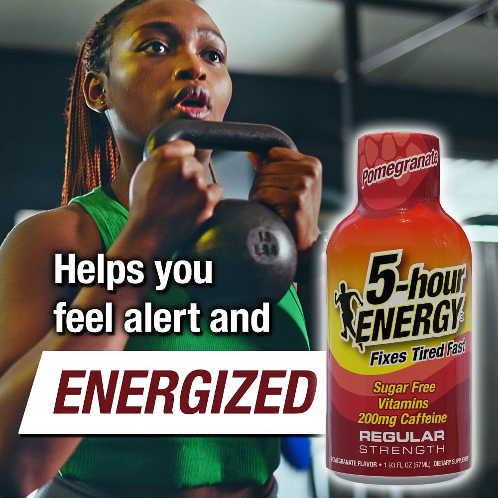 5-hour-energy sin azúcar granada: sabor intenso sin calorías