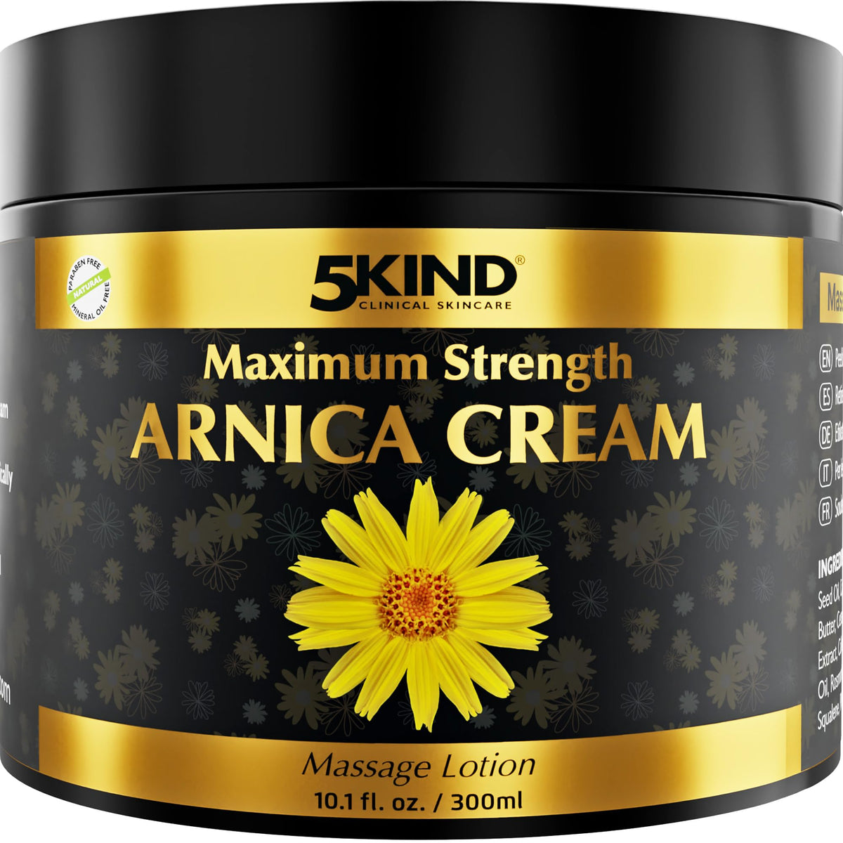 5kind crema árnica Extra Fuerte en botella para uso diario