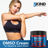 5Kind DMSO Crema en espalda baja para uso puntual